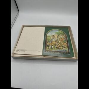 Vintage Christmas Holiday Card Safari Animals World Wildlife Fund Set of 20